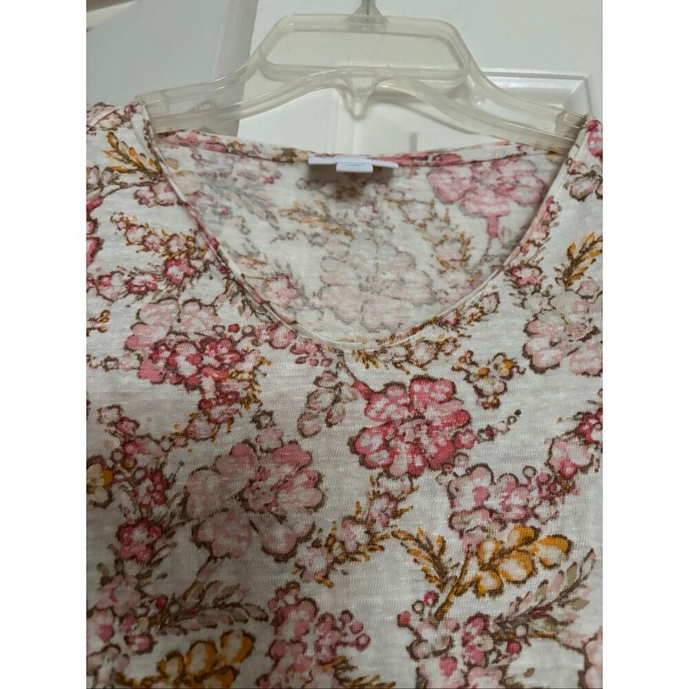 J. Jill “love linen” Floral Tee - Picture 2 of 6
